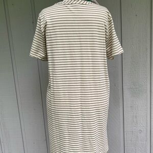 BUFFALO By David Button Ladies' Striped Dress, Palm Moss Stripe Size XL NWT!